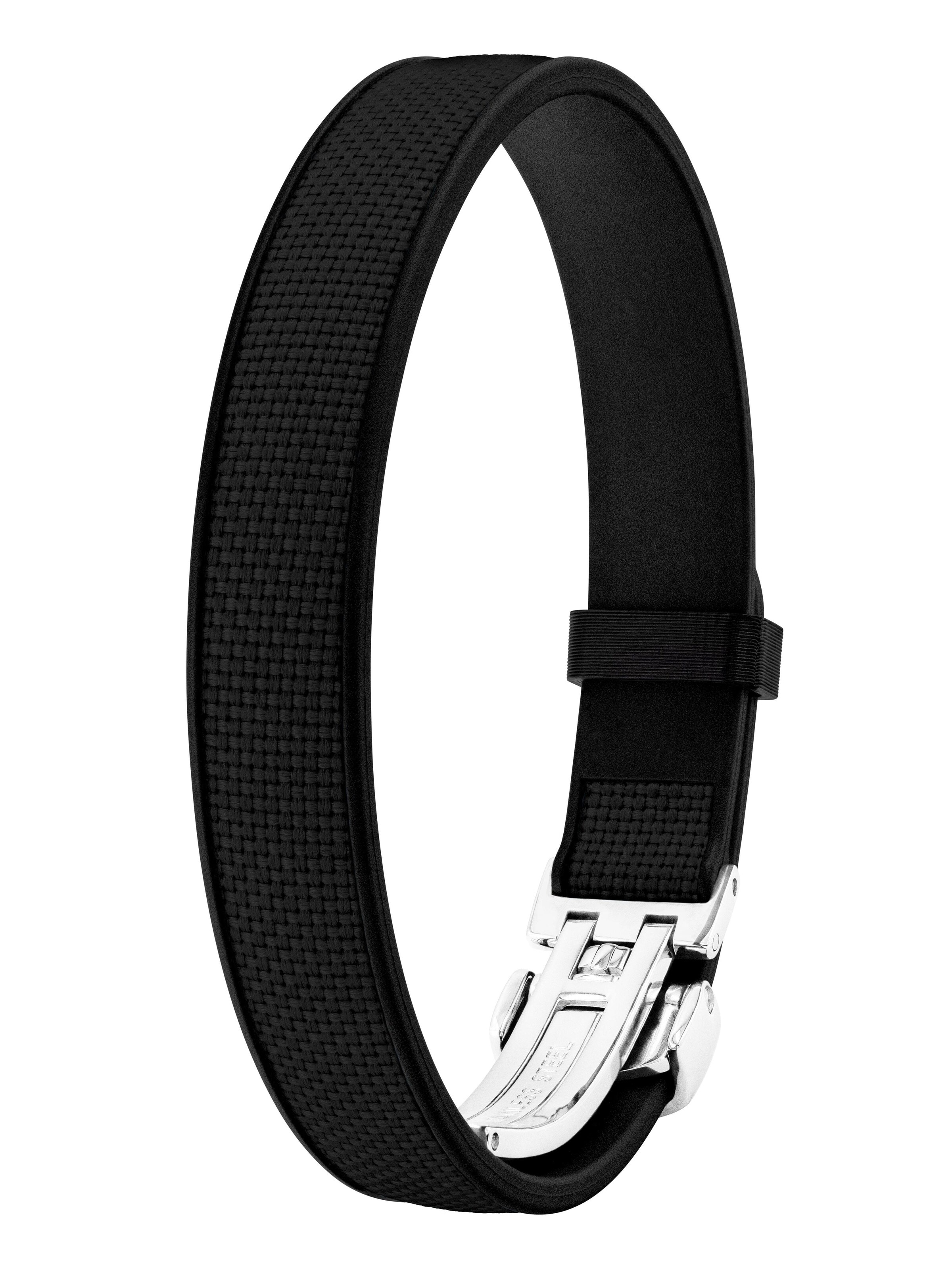NiMa Atelier - Pulsera 'GEB OCEAN' en negro: frente