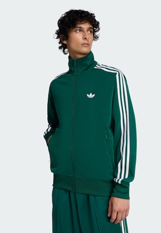 ADIDAS ORIGINALS Ζακέτα φούτερ 'Firebird' σε πράσινο: μπροστά