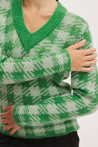 ICHI - Jersey 'Estelle' en verde