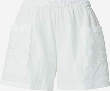 Lindex Pyjamahousut värissä valkoinen: etupuoli