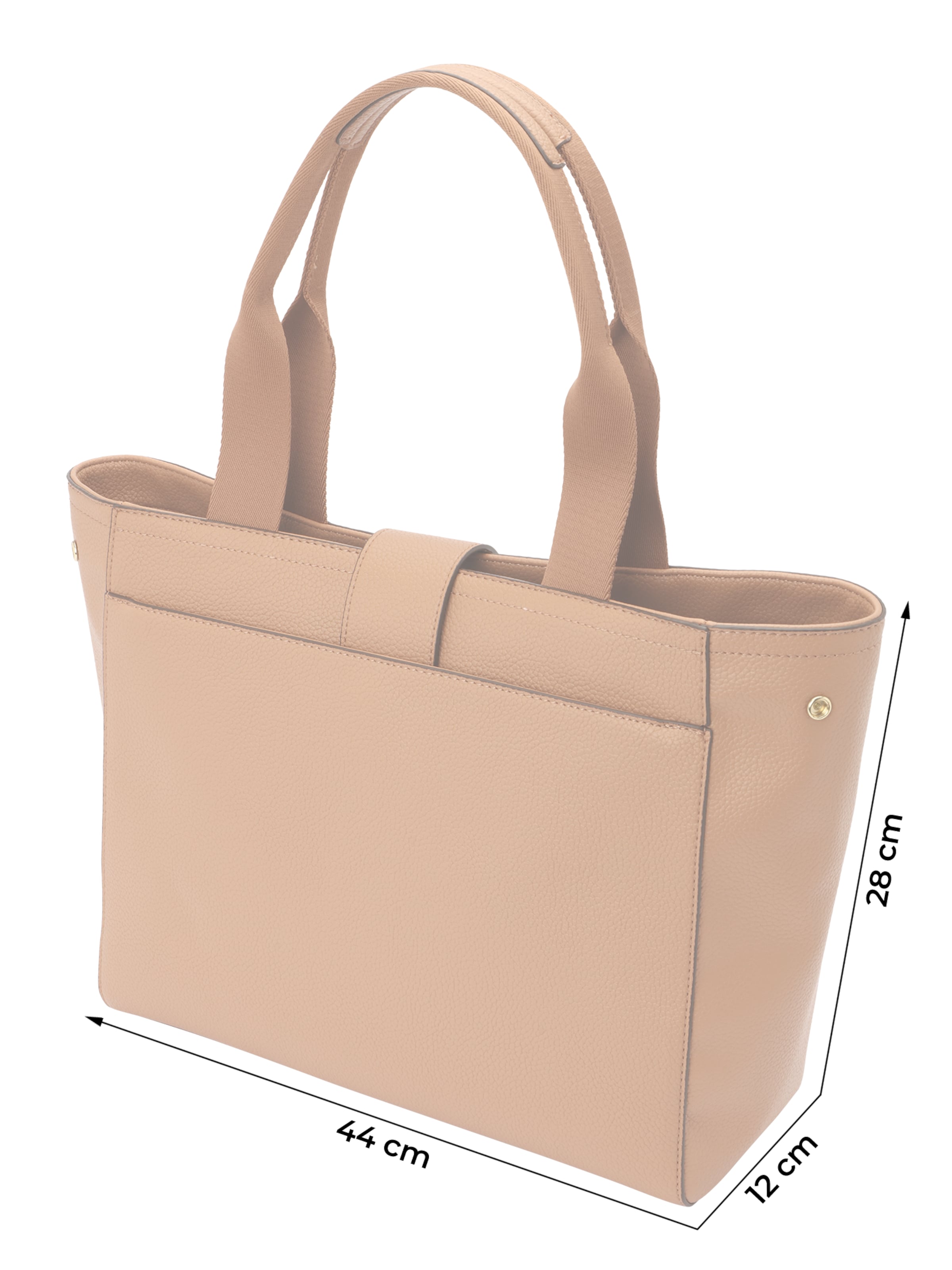 DKNY - Mala de ombro 'Rita' em bege