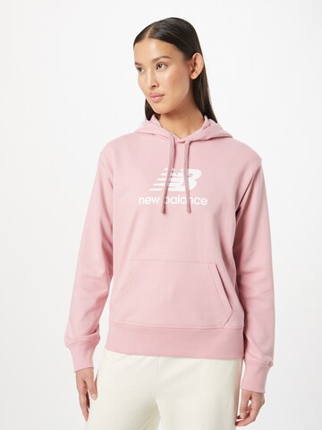 Sweat-shirt 'Essentials' new balance en rose : devant