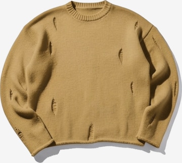 Kleidermafia Sweater in Beige: front