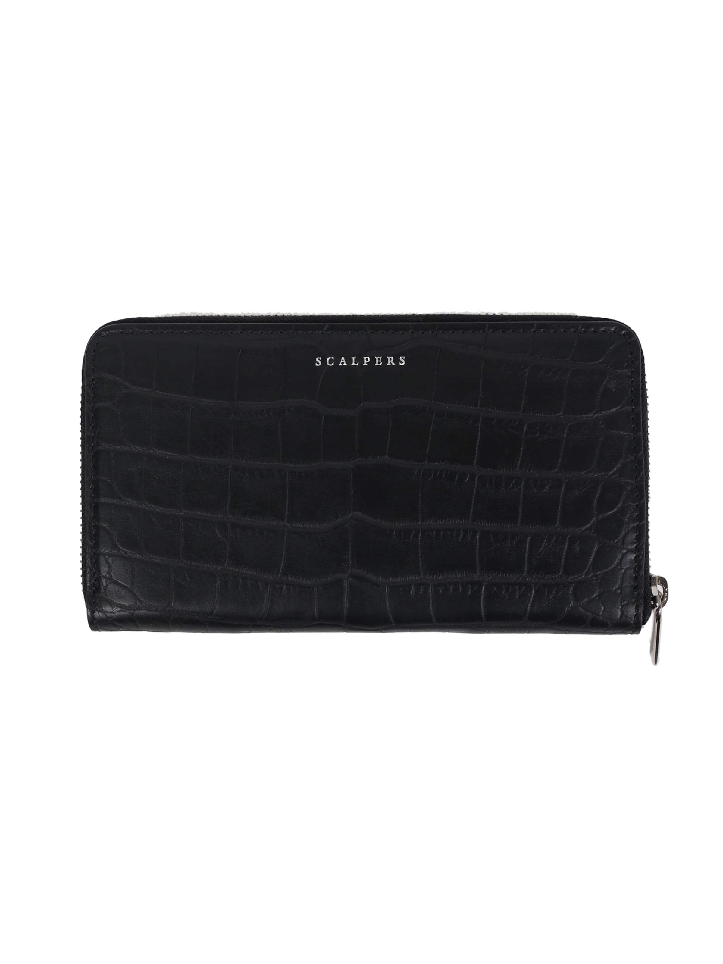 Scalpers Geldbörse in Schwarz: Vorderseite