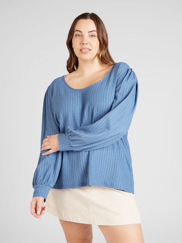 Vero Moda Curve - Blusa 'Belita' en azul: frente