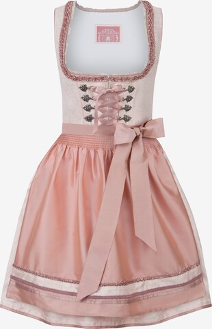 STOCKERPOINT Dirndl 'Sally' in Roze: voorkant