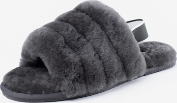 Gooce Slippers 'Sleepy' in Grey: front