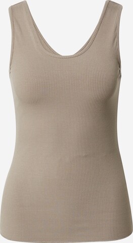 ONLY PLAY Sports top 'JURA' in Brown: front