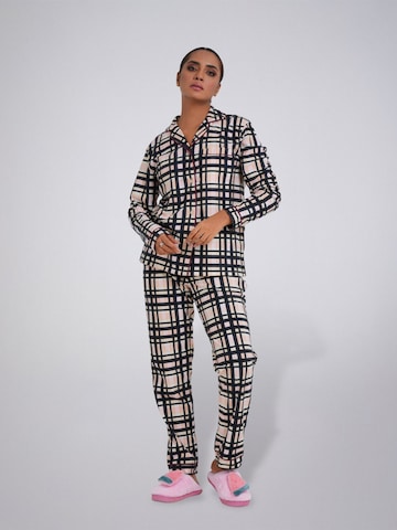 Pyjama 'Leafletic Women’s Night Wear Long set' LEAFLETIC en beige