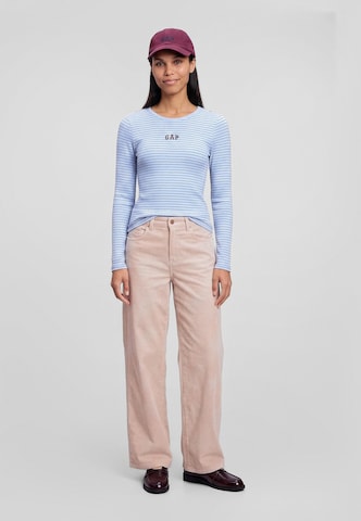 Gap Petite Shirt in Blue: front