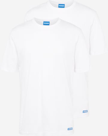 HUGO Blue - Camiseta 'Naolo' en blanco: frente