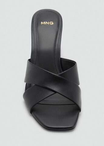 MANGO Mules in Black