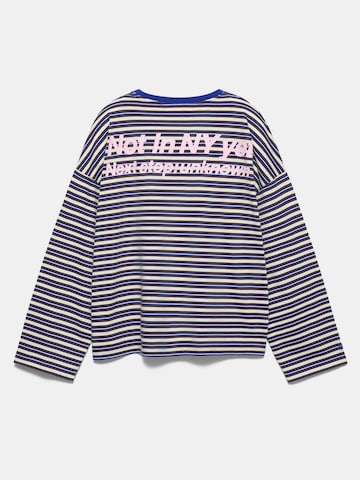 Tricou 'PACIFIC' de la Pull&Bear pe albastru