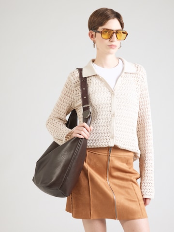 ONLY Knit cardigan 'ONLLULI' in Grey: front
