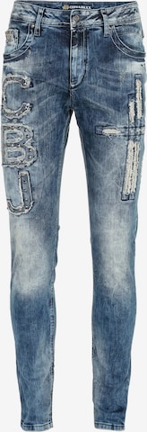 CIPO & BAXX Regular Jeans 'Cbj' in Blauw: voorkant