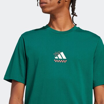 ADIDAS SPORTSWEAR Λειτουργικό μπλουζάκι 'Lounge Pizza' σε πράσινο