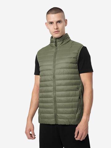 Gilet de sport 4F en vert : devant