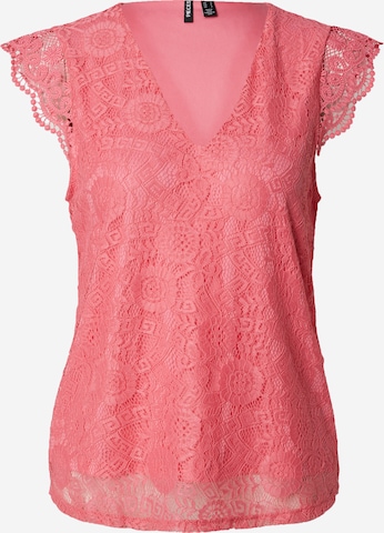 Camicia da donna 'PCOLLINE' di PIECES in rosa: frontale