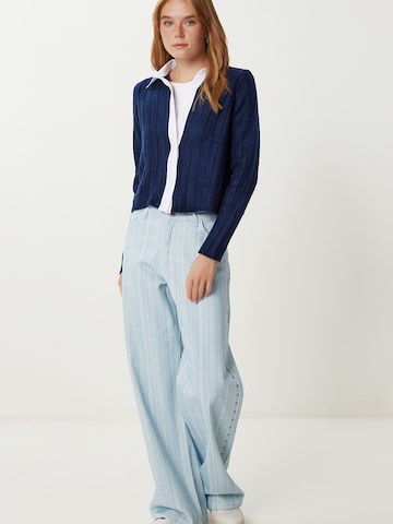 Happiness İstanbul Kardigán - kék