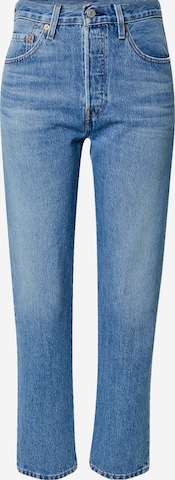LEVI'S ® Jeans '501® Crop' i blå: forside