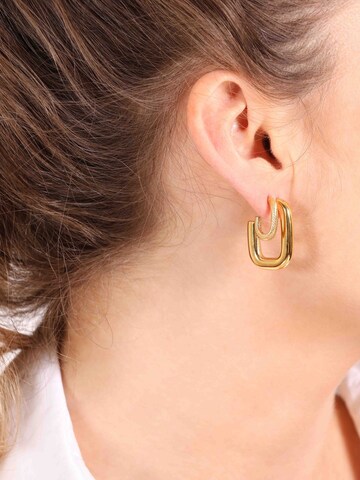 Lucardi Oorbellen in Goud: voorkant