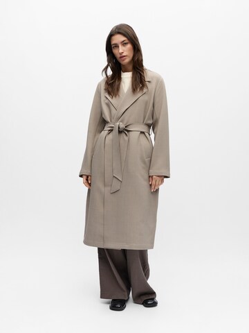 OBJECT Between-seasons coat in Beige: front