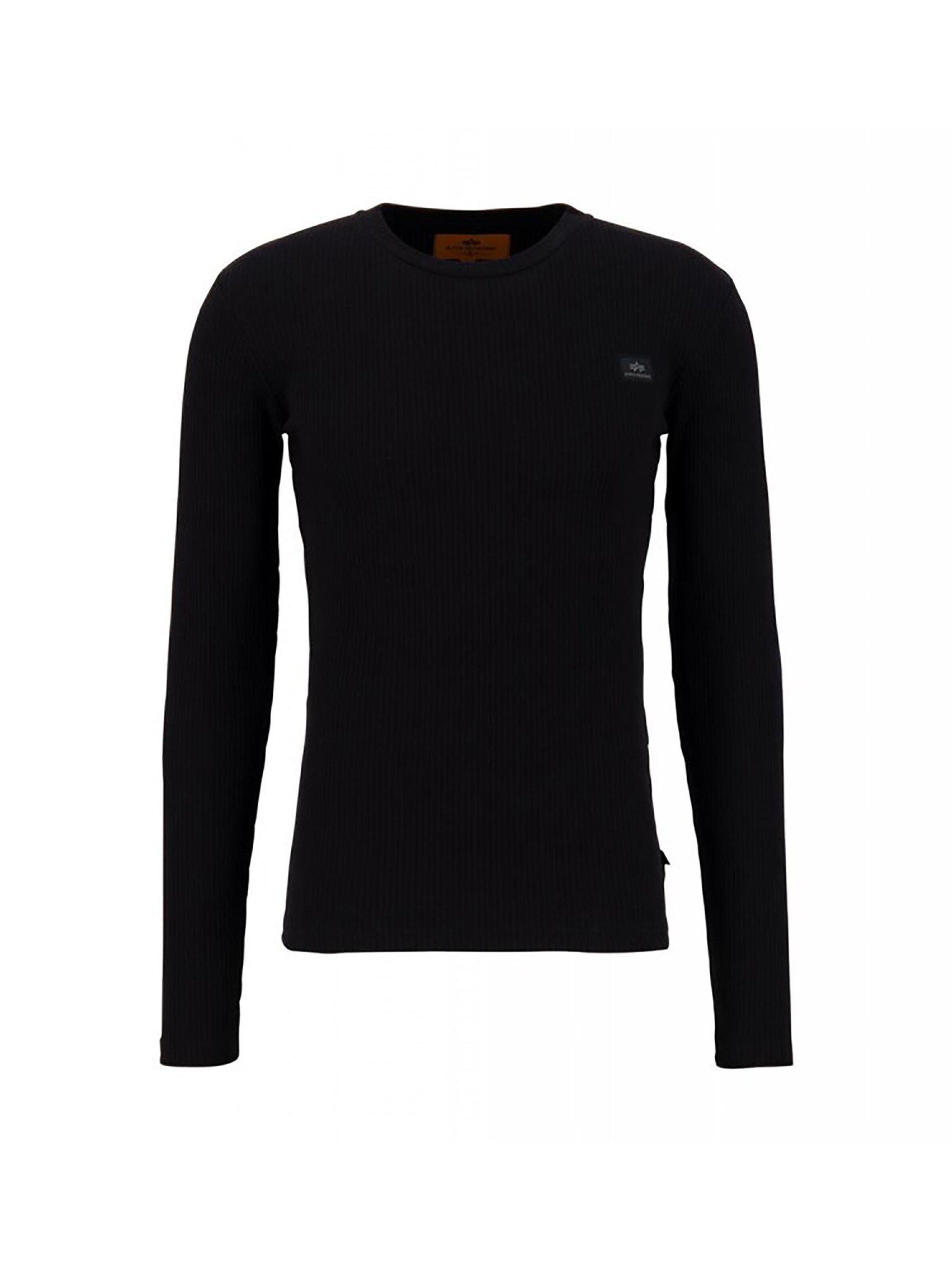 ALPHA INDUSTRIES Pullover '136505-03'‌‌‌‌‌‌‌‌ in Schwarz: Vorderseite