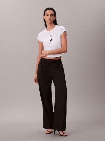 T-shirt 'CLASSIC KATE' Calvin Klein en blanc