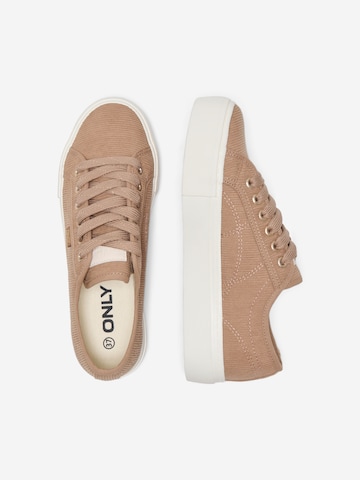 Baskets basses 'ONLDONNA' ONLY en marron