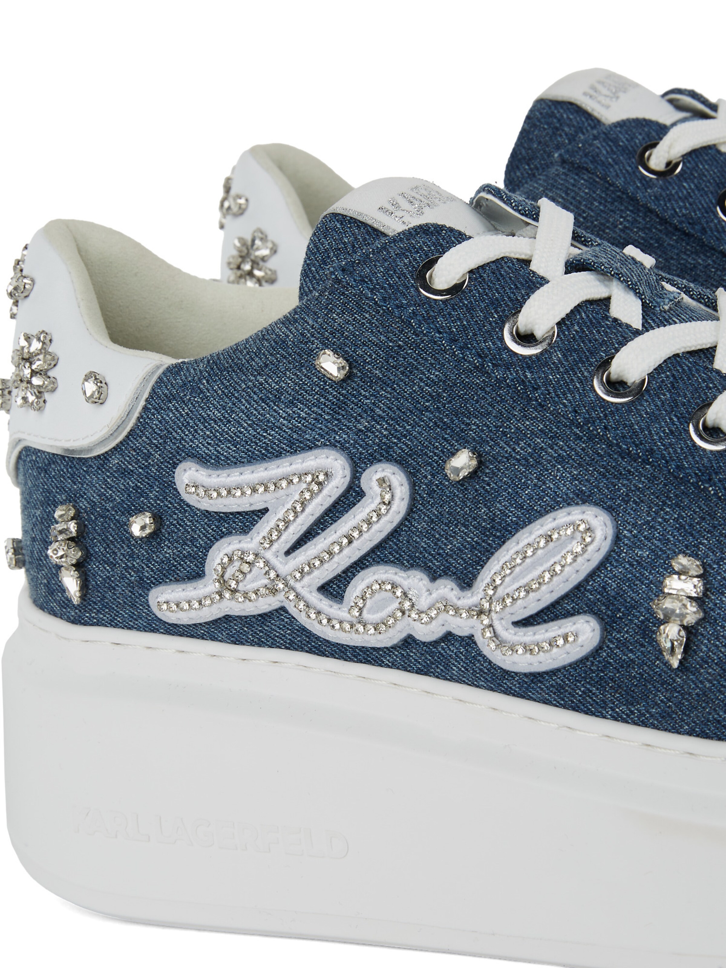 Karl Lagerfeld Rövid szárú sportcipők 'Anakapri' - kék