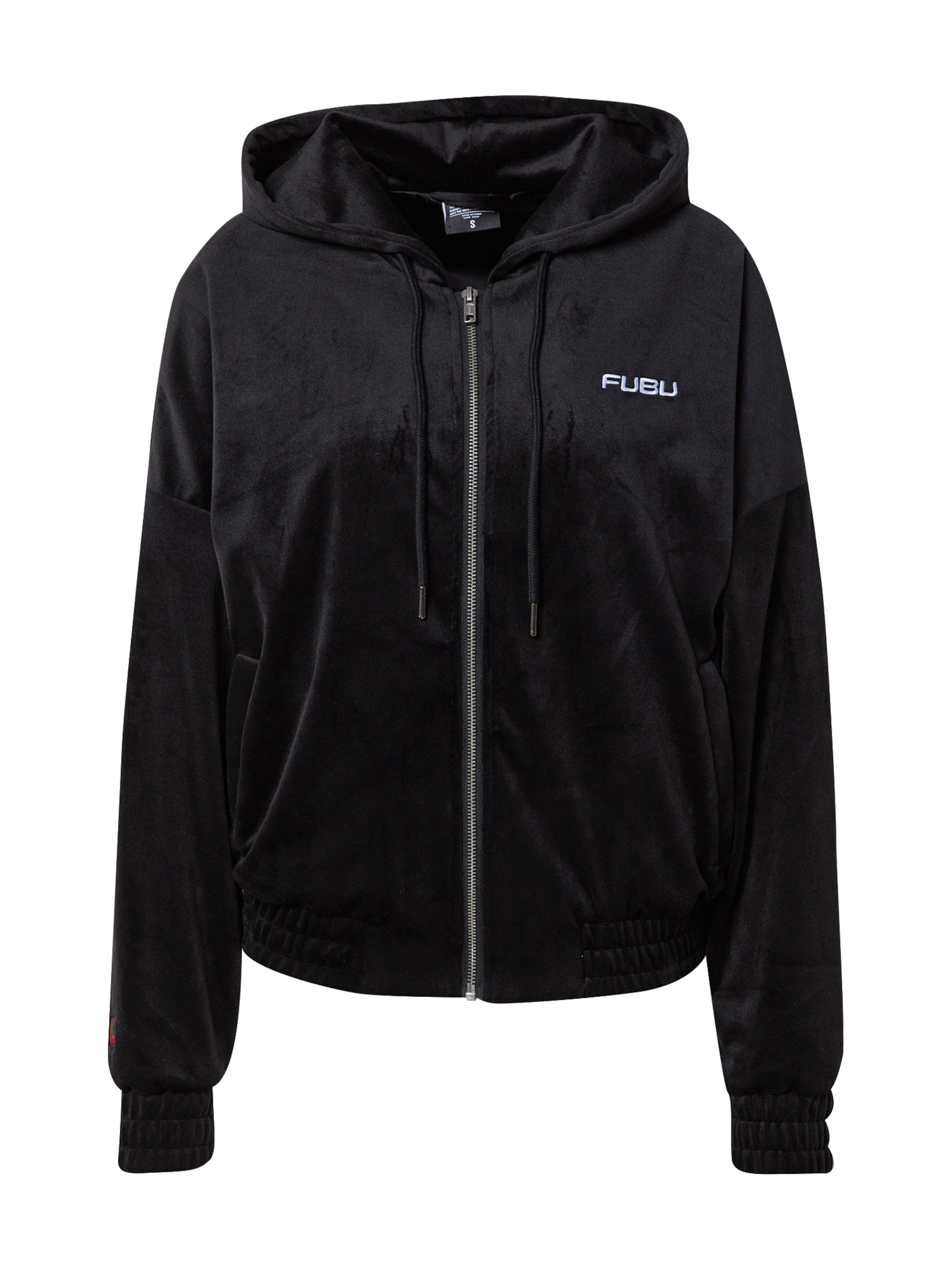 Hanorac 'Corporate' de la FUBU pe negru: față