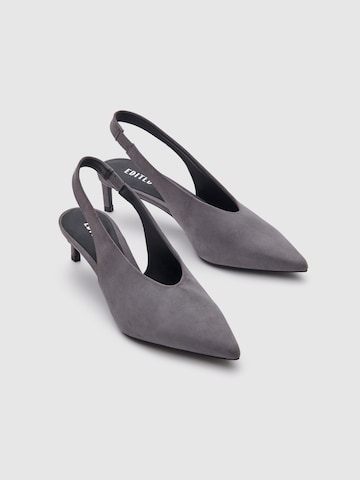 EDITED Slingback pumps 'Tessa' i grå