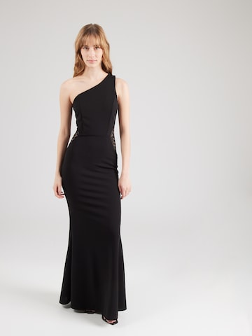 WAL G. Evening Dress 'BASIA' in Black: front