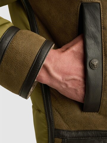 PME Legend Overgangsjakke 'Tornador leather jacket' i brun