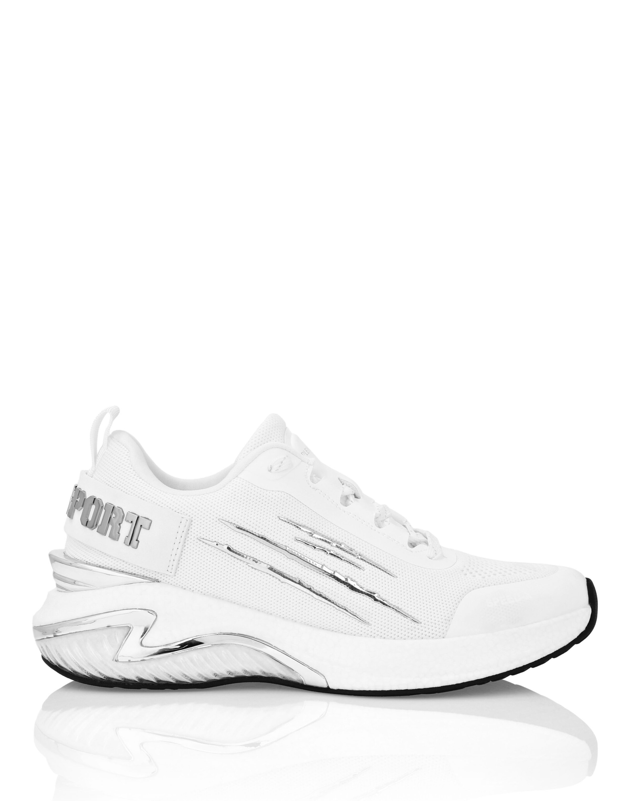 Sneaker bassa di Plein Sport in bianco: frontale