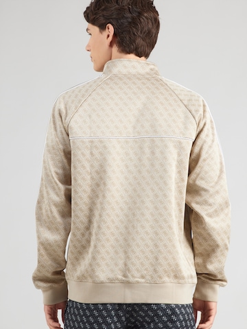 GUESS Sportsweatjacka 'PARIMO' i beige