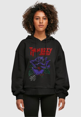 Sweat-shirt 'Thin Lizzy - Rose' Merchcode en noir : devant