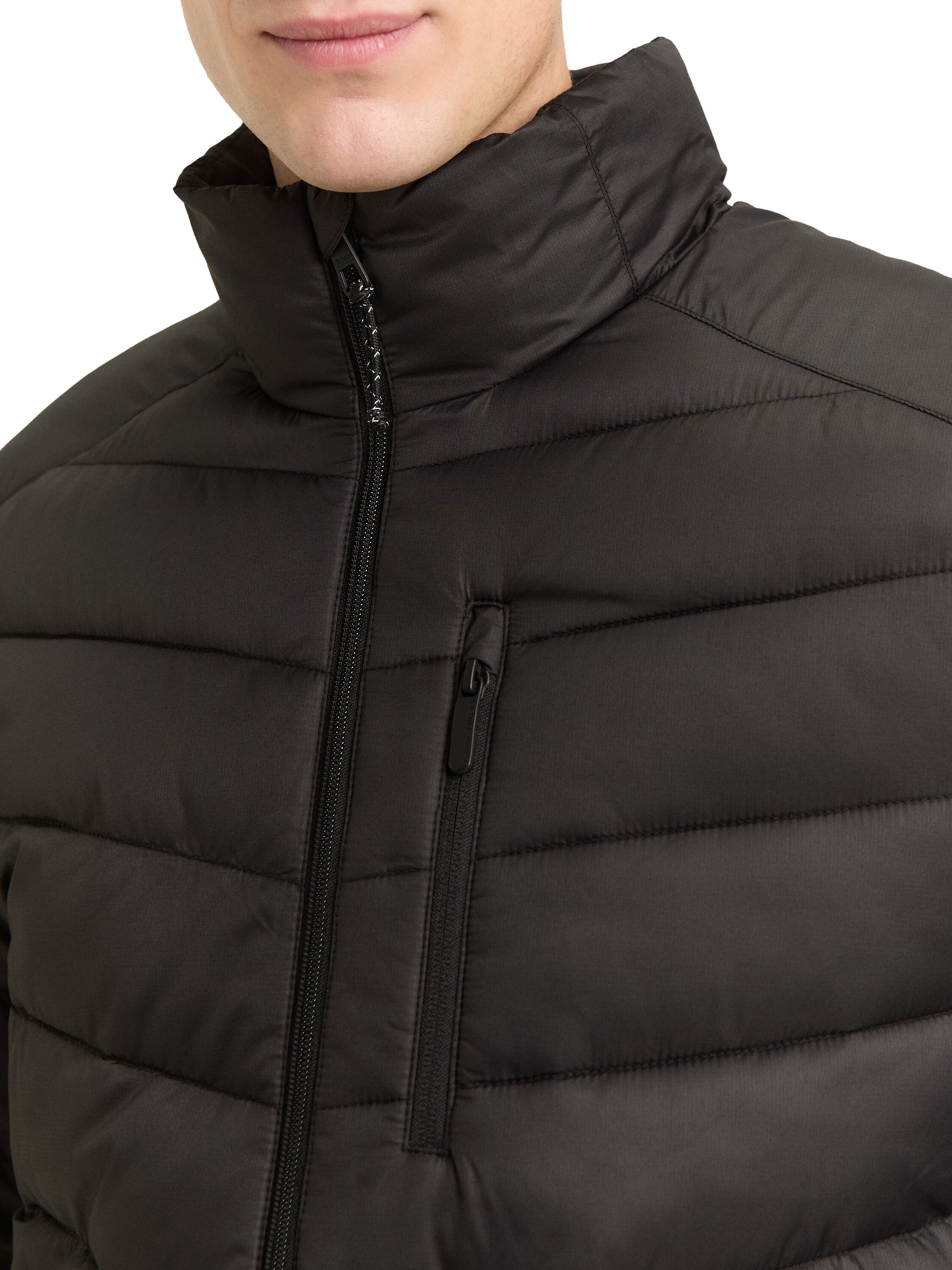 TOM TAILOR DENIM - Chaqueta de entretiempo en negro