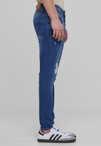 2Y Premium Skinny Jeans in Blau