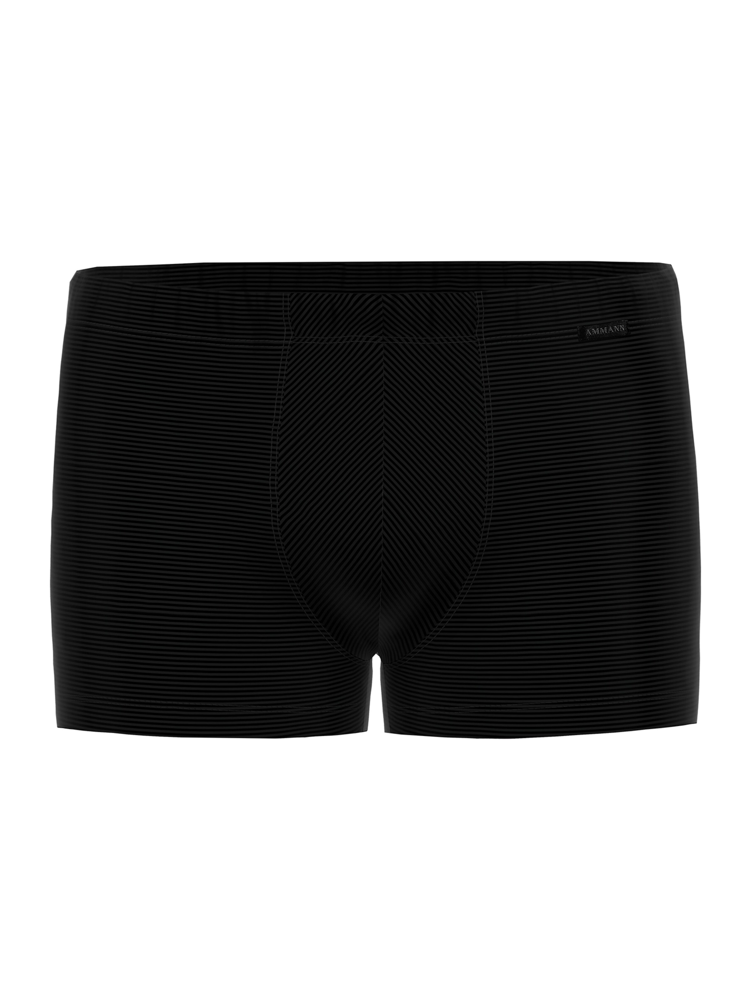 Ammann Boxer shorts ' Cotton & More ' in Black: front