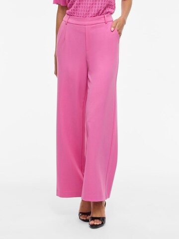 VILA Wide Leg Hose 'VIVarone' in Pink: Vorderseite