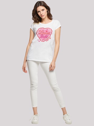 T-shirt 'Lover Babe  Valentinstag' F4NT4STIC en blanc