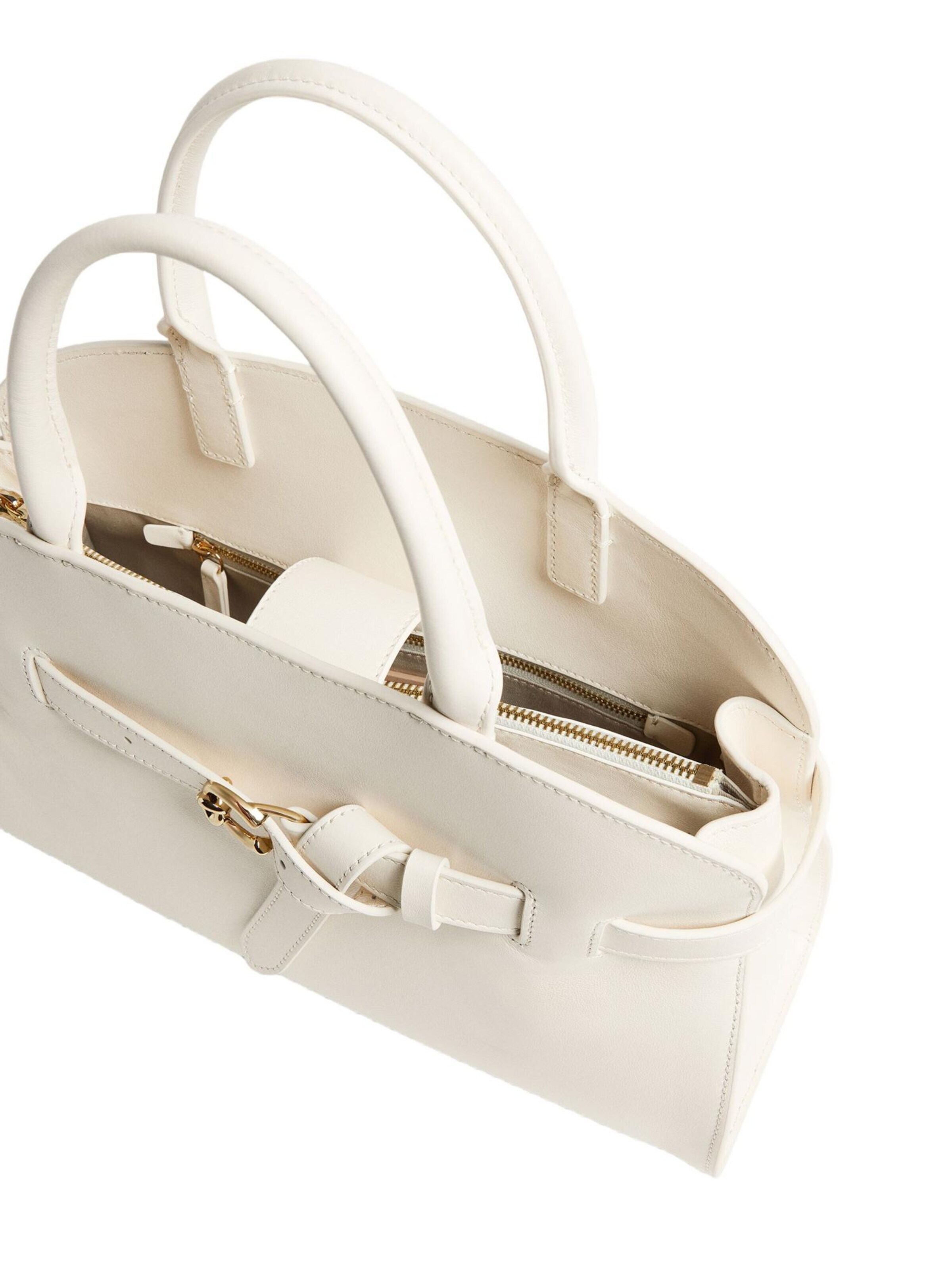 Coccinelle Handtas 'COCCINELLE Sabine S26' in Wit