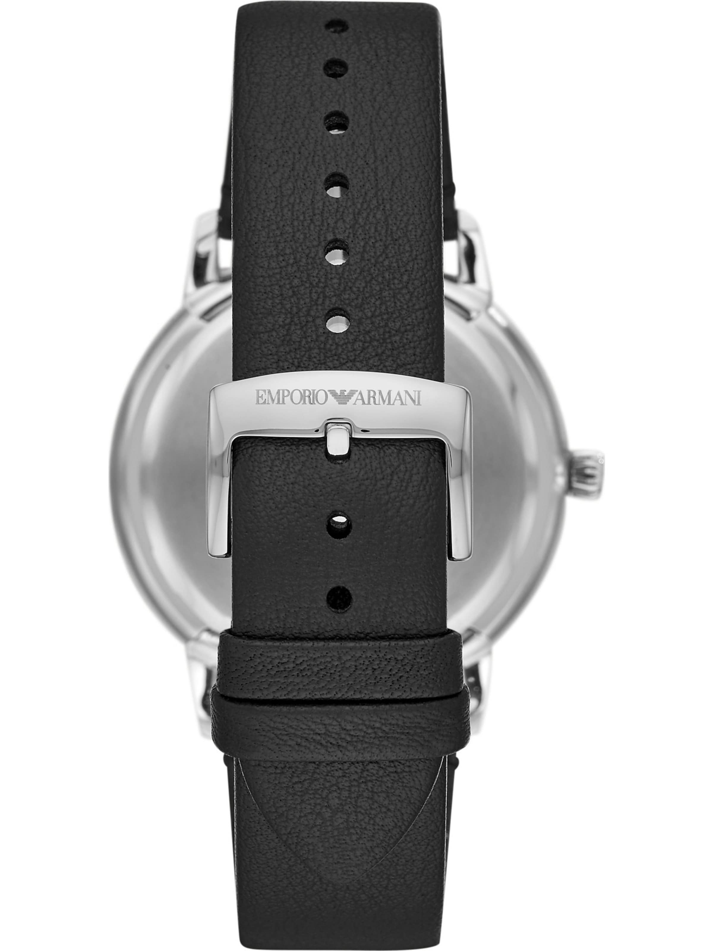 Emporio Armani Analoguhr in Schwarz
