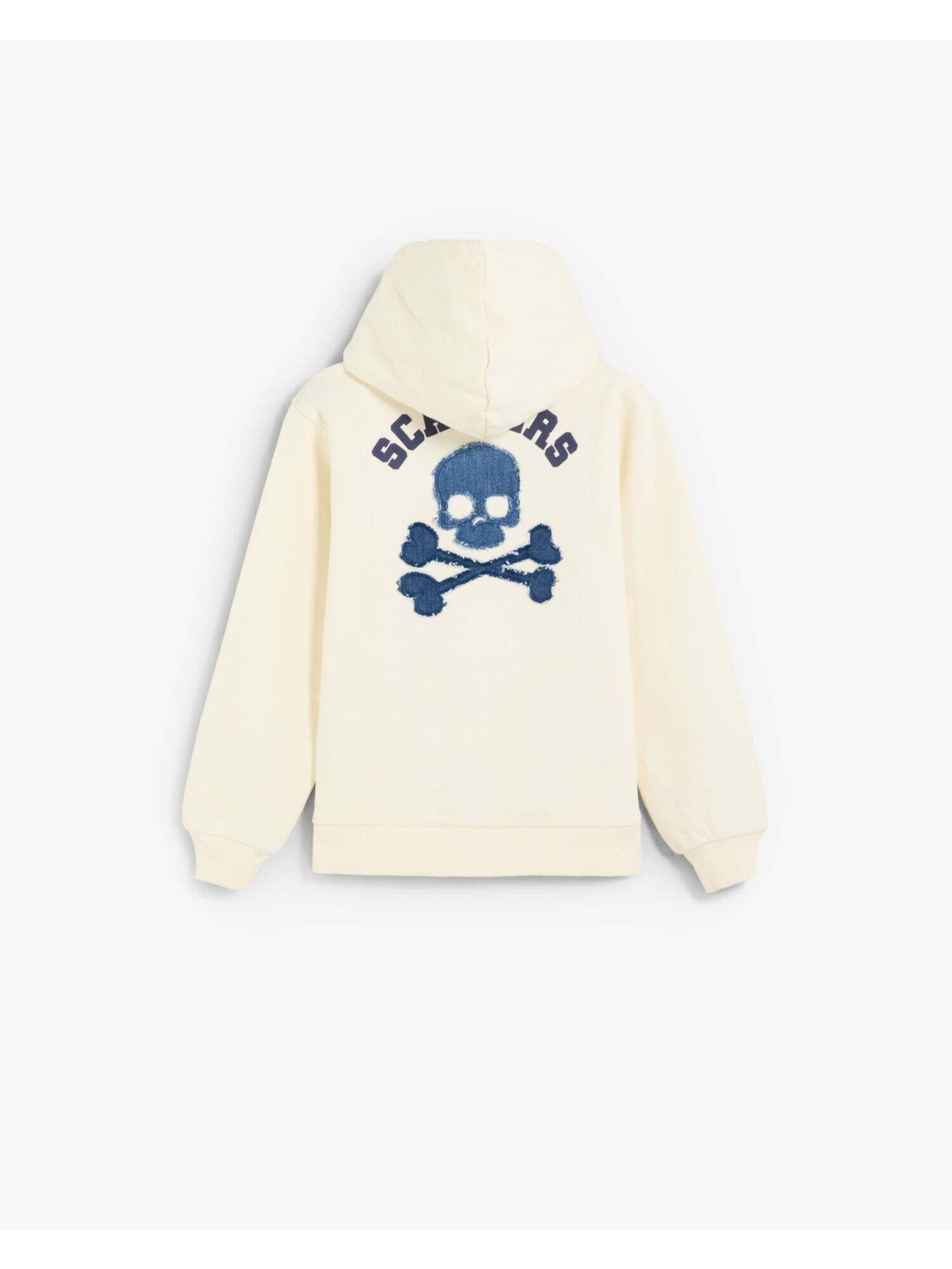 Scalpers Sweatshirt ' ' i vit: baksida