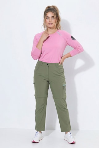 Ulla Popken Regular Pants in Green