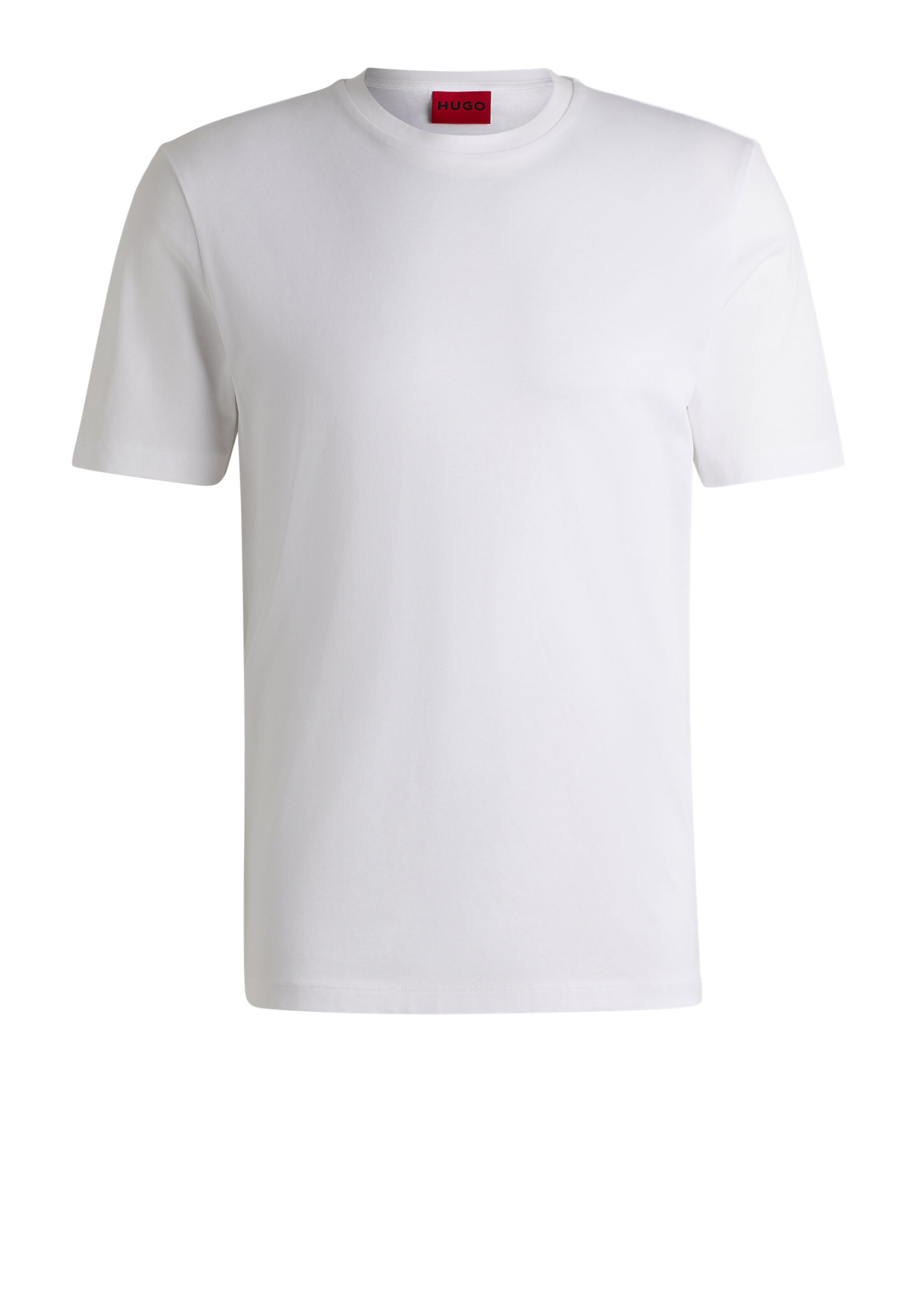 HUGO T-Shirt 'Dimers' in Weiß: Vorderseite