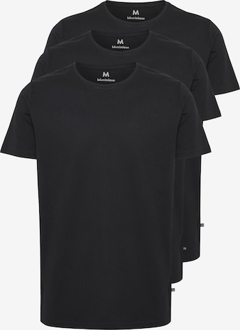 Matinique قميص 'Jermane' بلون أسود: الأمام