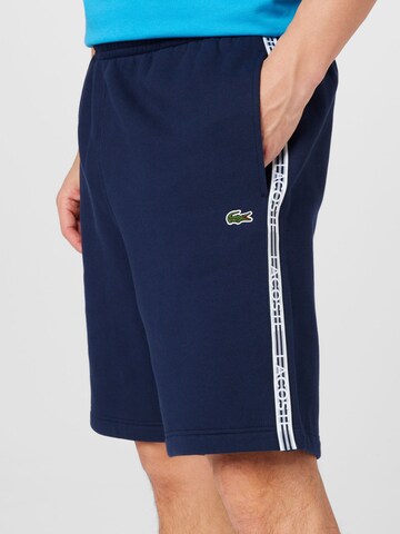 regular Pantaloni di LACOSTE in blu