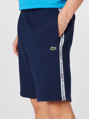 LACOSTE Regular Broek in Blauw